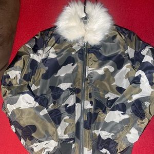H&M Army Fatigue Flight Jacket